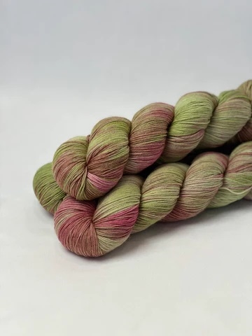 Sock fra Unik Garn - Grønne Roser